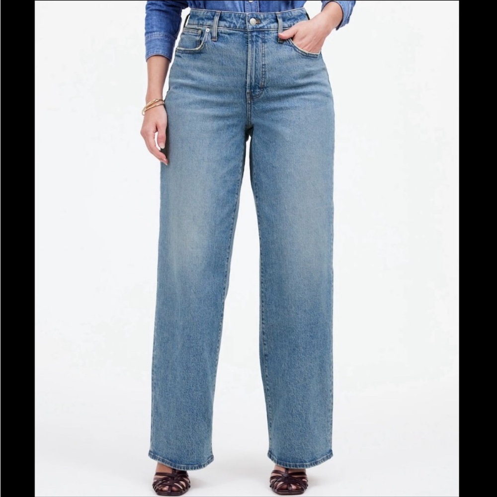 Madewell Perfect Vintage Wide Leg Crop size 27